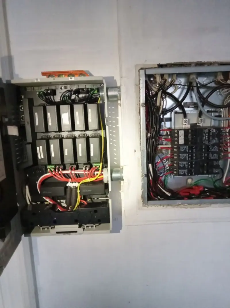 Electrical panel upgrade completed for Ring Doorbell Installation in New Castle